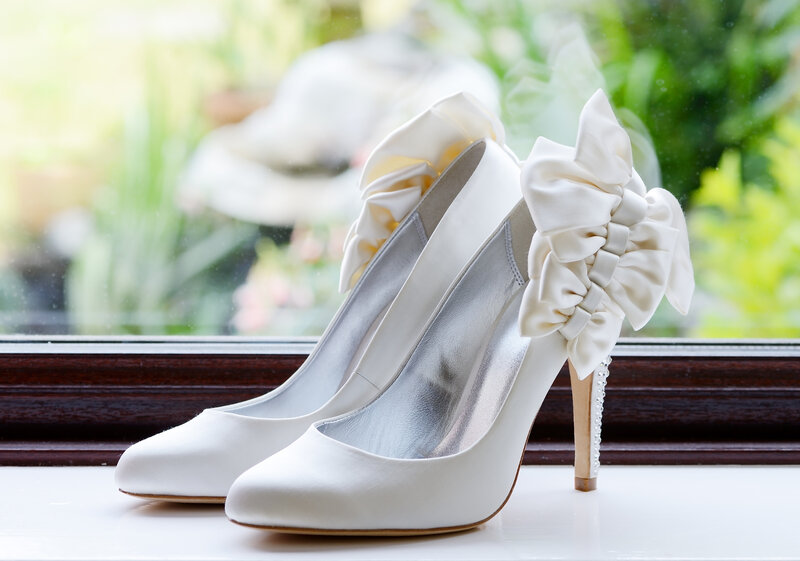 White Wedding Shoes — Serene