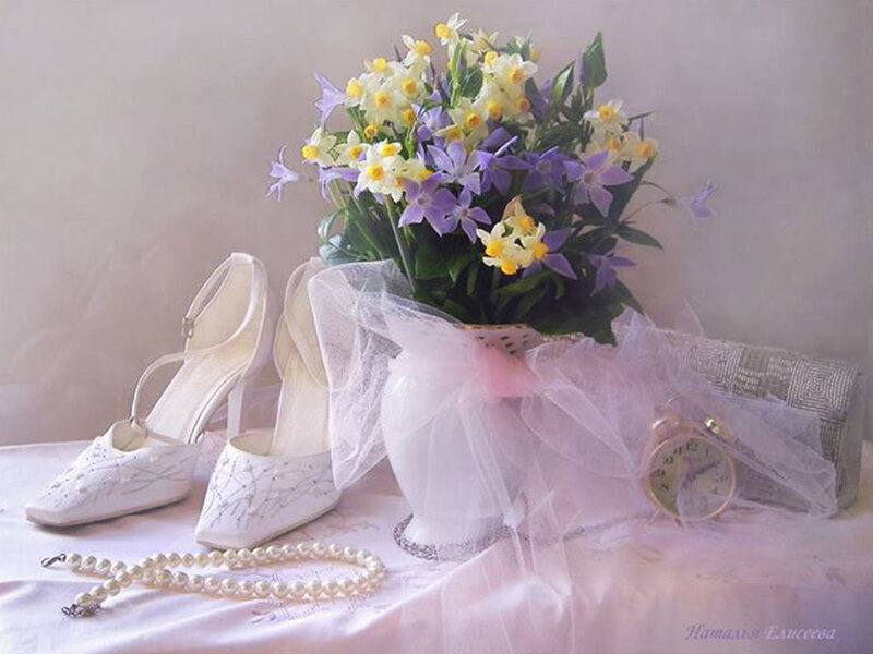 White Wedding Shoes