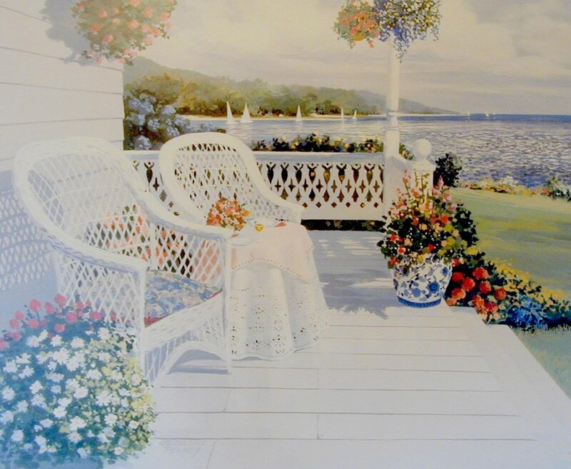 White Wicker Chairs — Serene