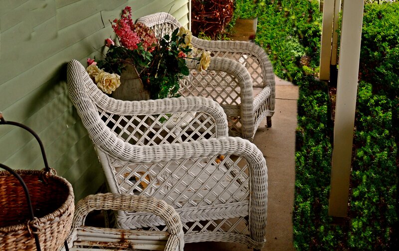 White Wicker Chairs