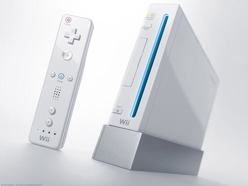 White Wii Console