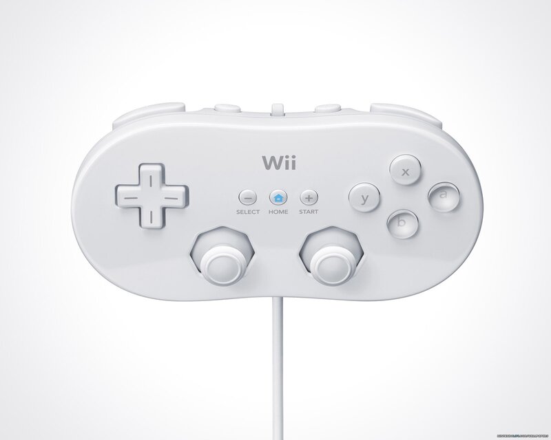 white wii remote controller