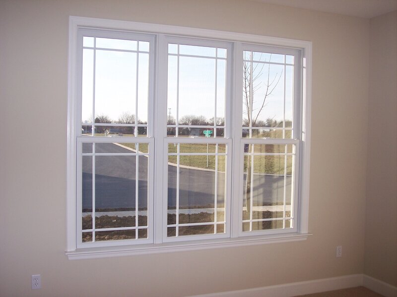 white window in empty room
