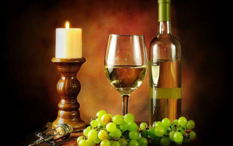 White Wine Still Life