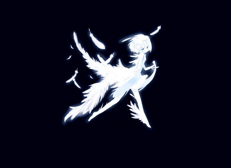 White-winged Anime Figure