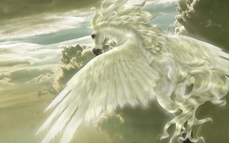 White Winged Horse — Dramatic