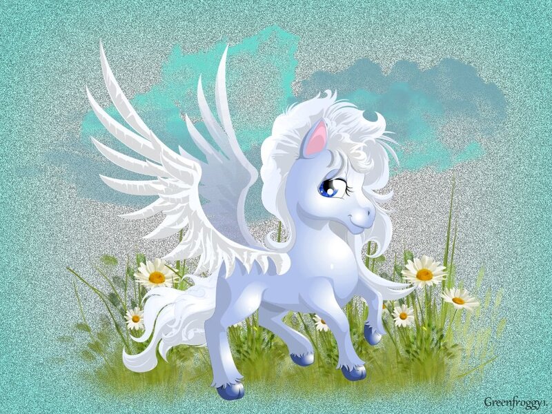 White Winged Pony — Serene