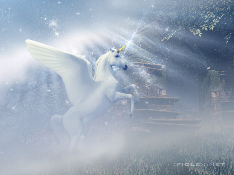 White Winged Unicorn — Ethereal