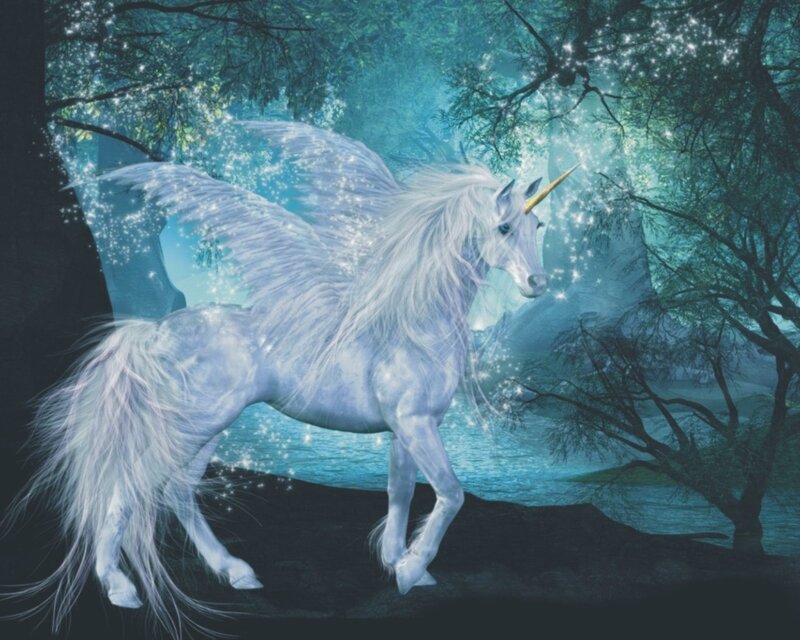 White Winged Unicorn — Magical