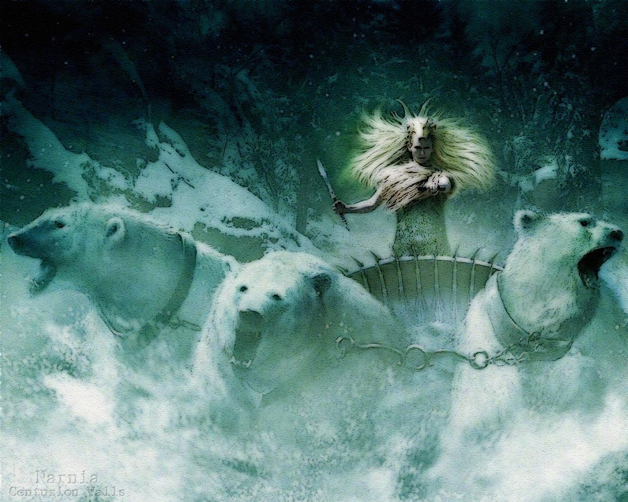 White Witch with polar bears