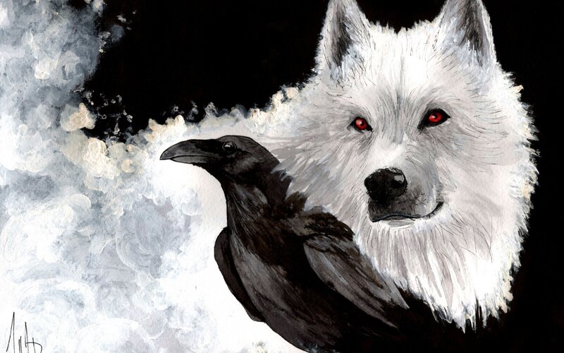 White Wolf and Black Crow