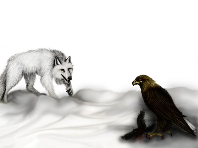 White Wolf and Eagle