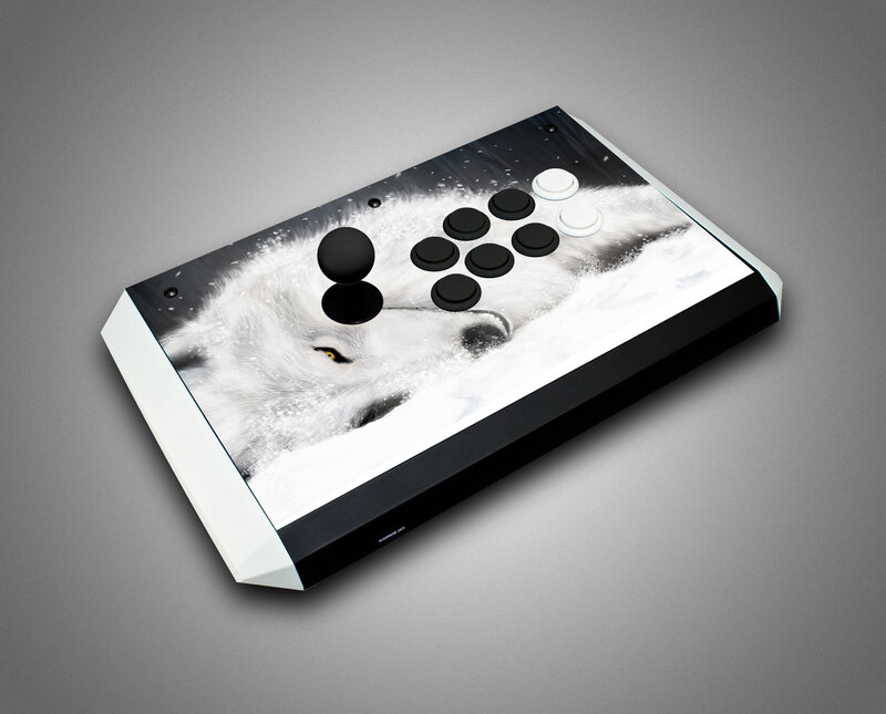 white wolf arcade stick