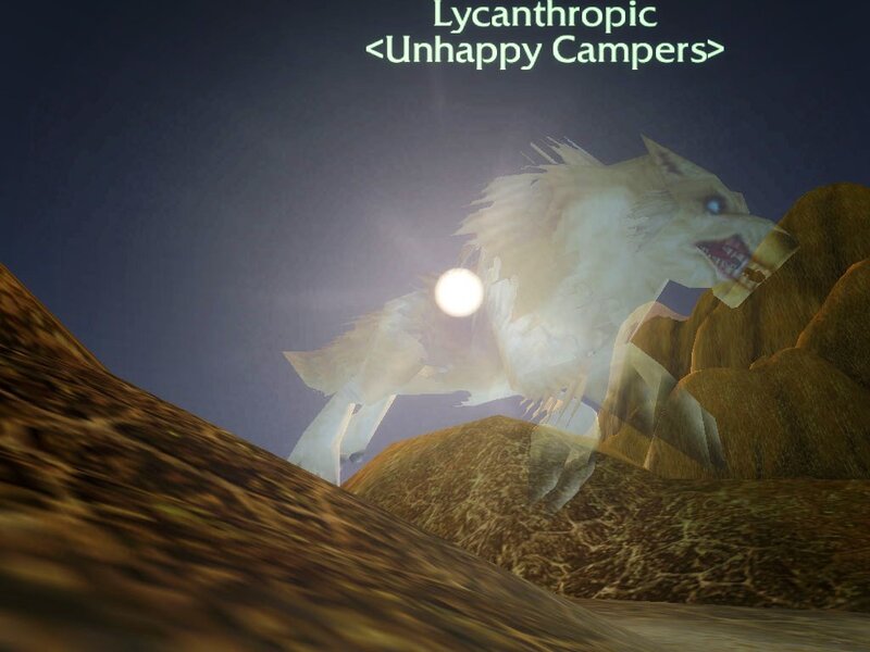 White Wolf Creature — Brown