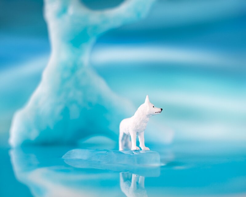 White Wolf Figurine