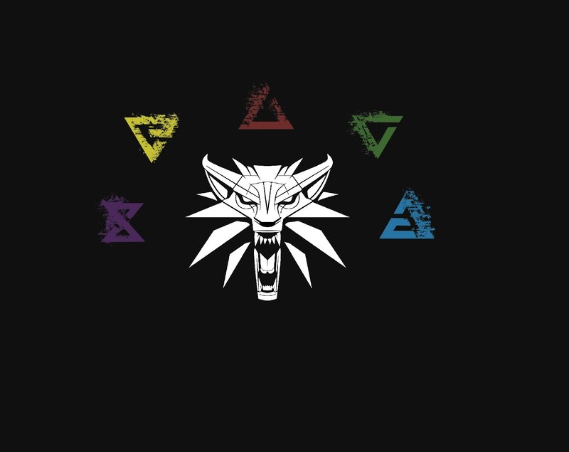 White Wolf Head — Black, Aggressive