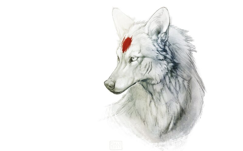 White Wolf Head — Serious