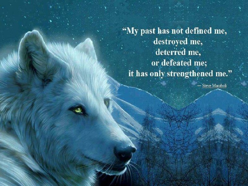 White Wolf in Winter