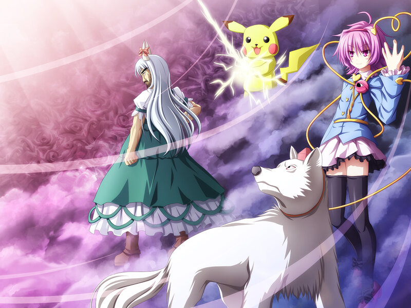 White Wolf with Characters