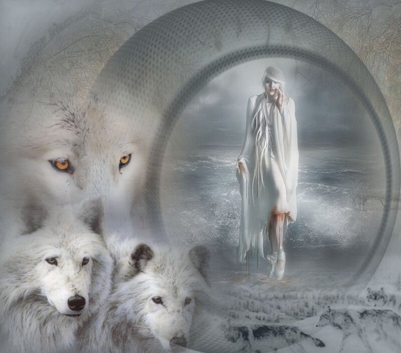 White Wolves and Woman