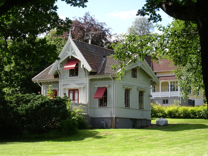 White Wooden House