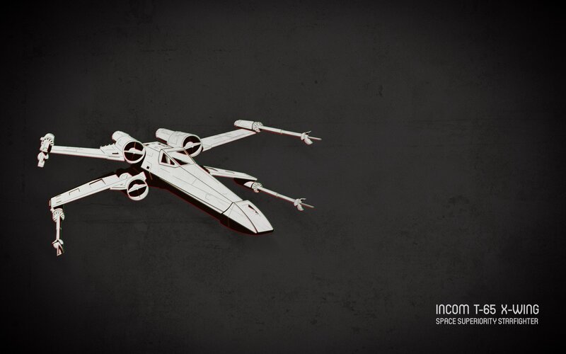White X-wing Fighter