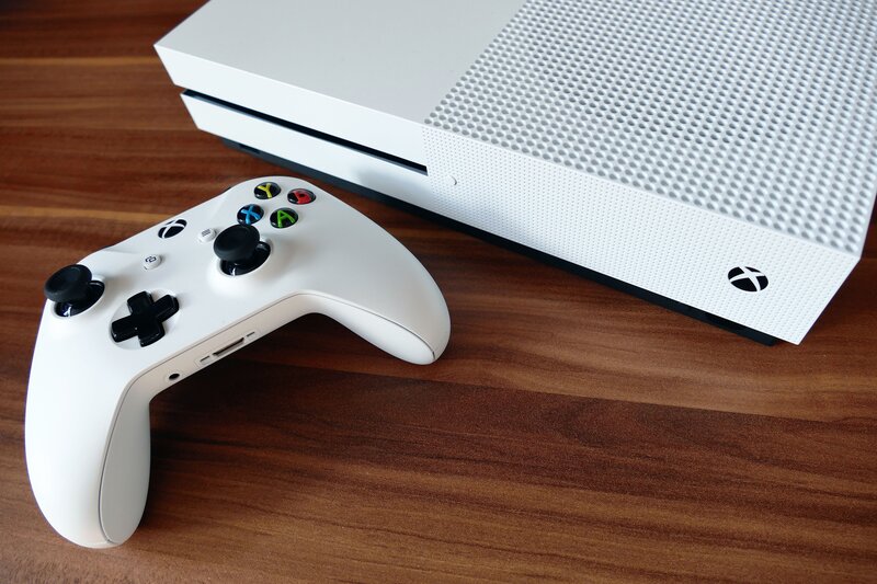 White Xbox One console and controller