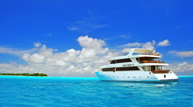 White Yacht in Blue Water — Serene