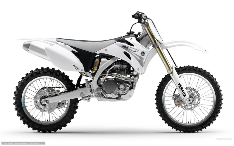 white yamaha dirt bike