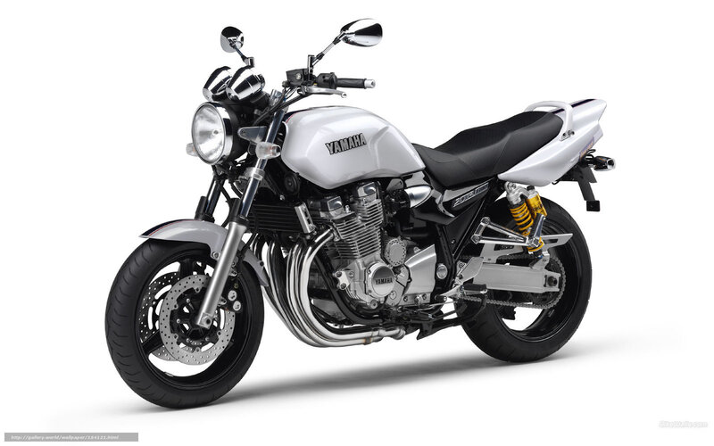 White Yamaha Motorcycle — Neutral