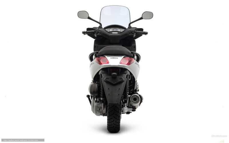 White Yamaha Scooter