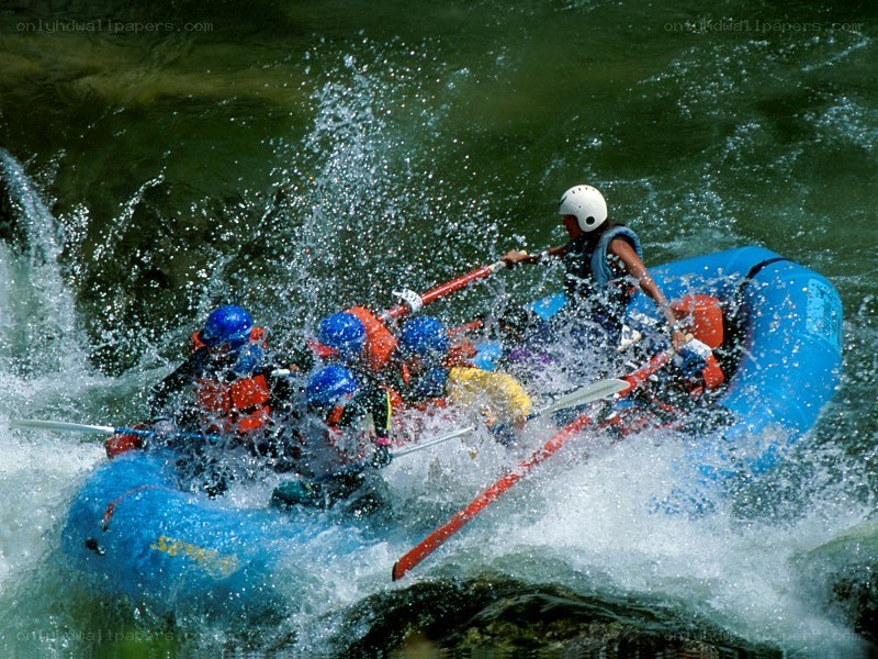 Whitewater rafting adventure