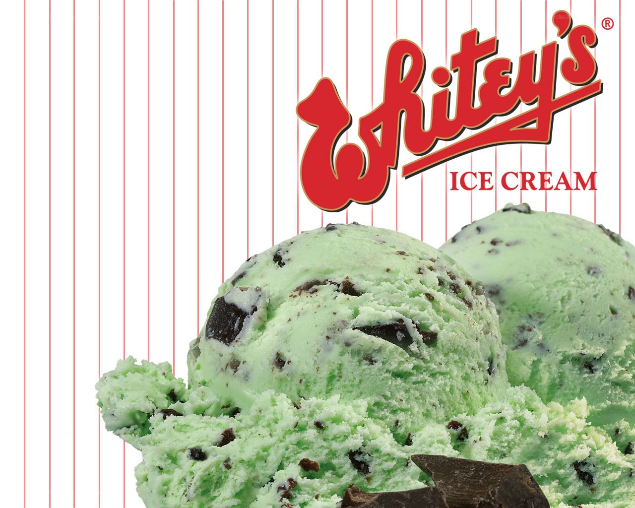 Whitey's mint chocolate ice cream