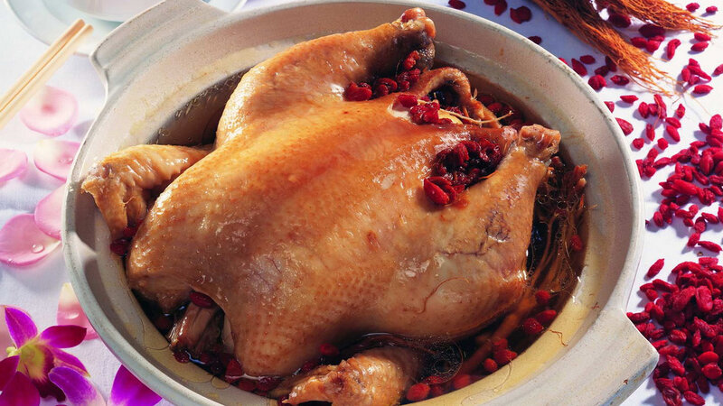 Whole Chicken in Clay Pot