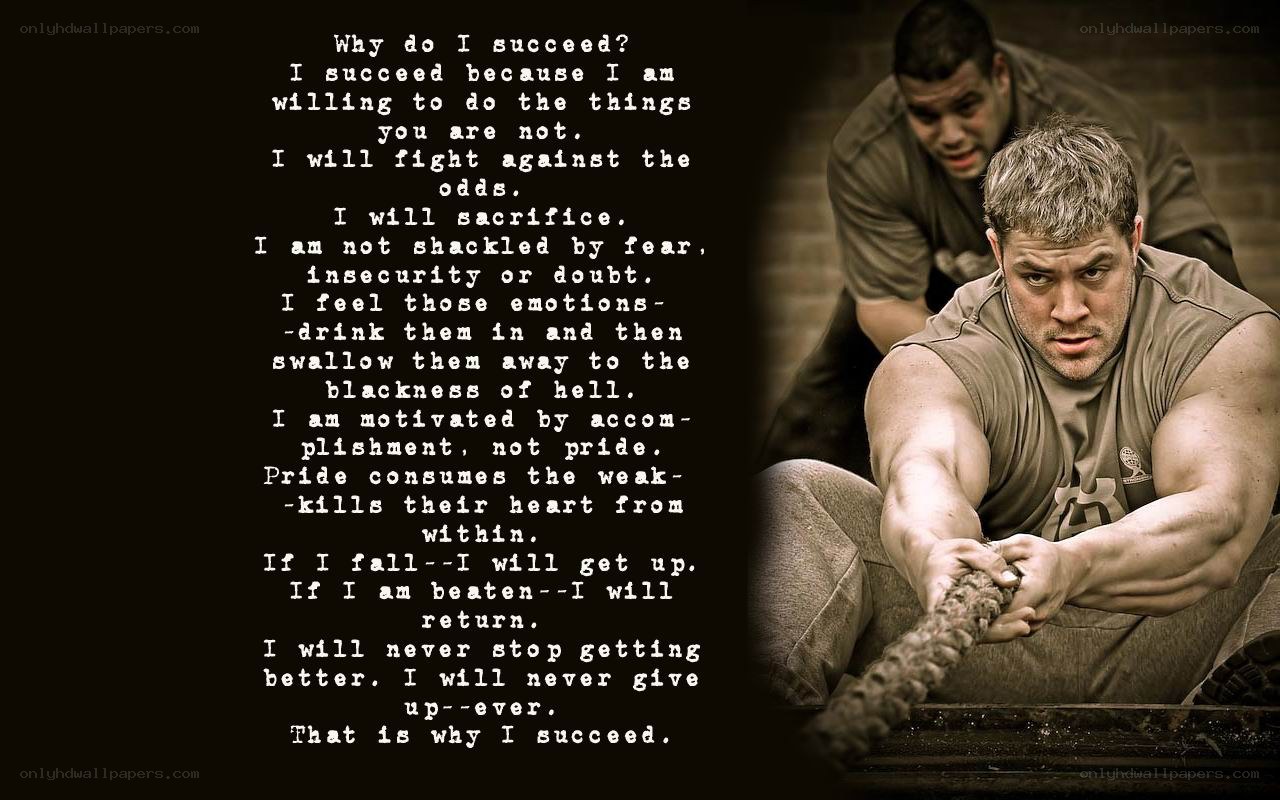 Why I Succeed Motivational Text