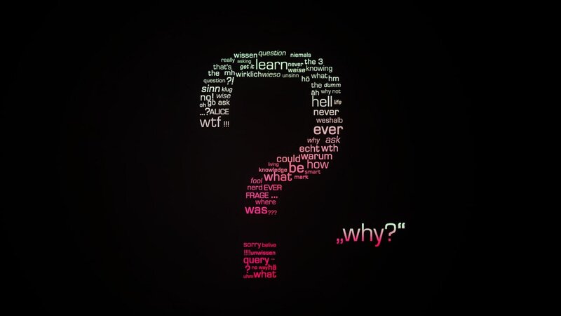 Why question mark