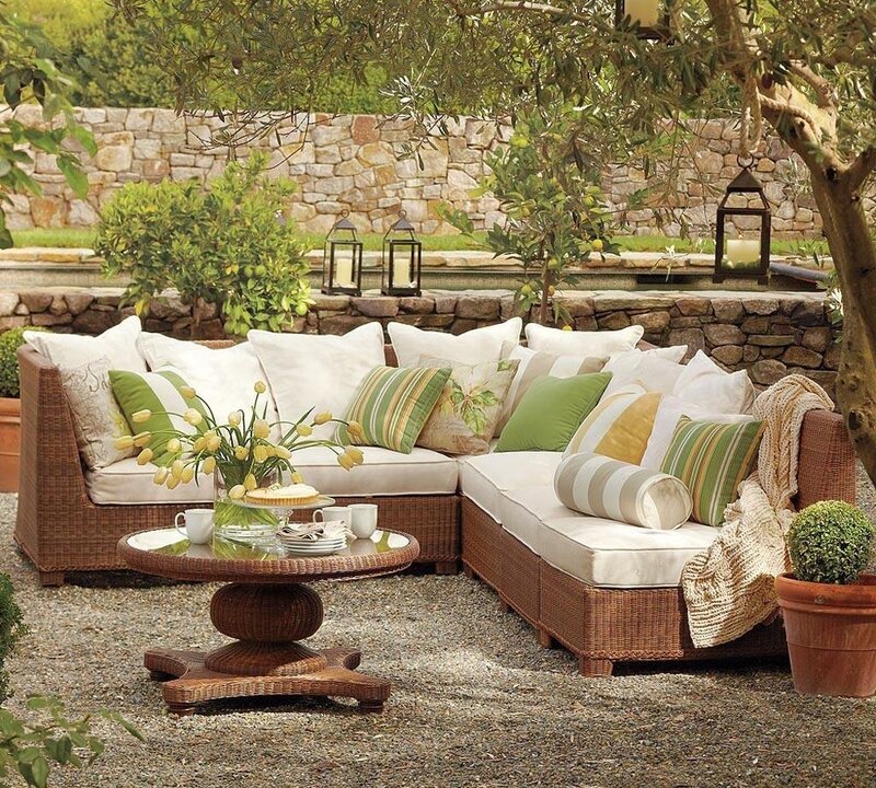 Wicker Patio Furniture — Brown, Serene