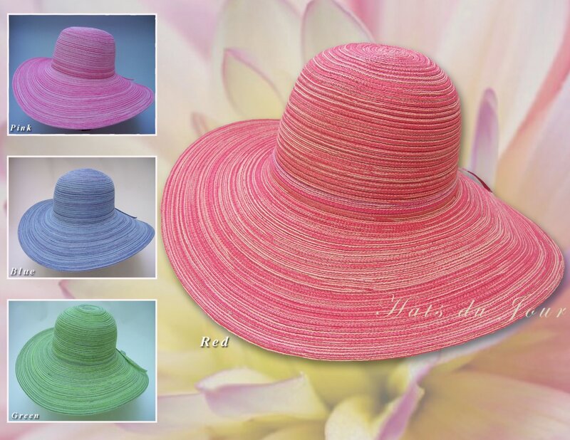Wide-brimmed Straw Hats