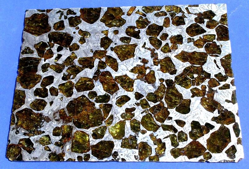 Widmanstätten pattern in meteorite