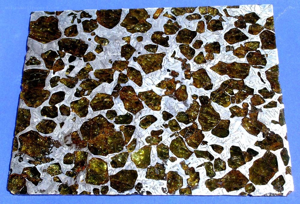 Widmanstätten pattern in meteorite