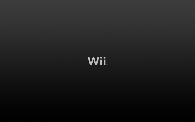 Wii Logo on Dark Background