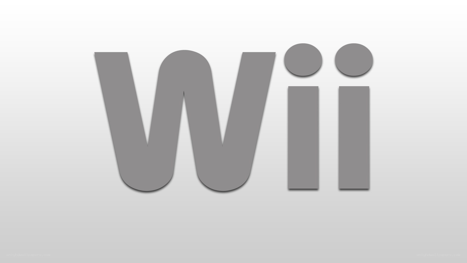 Wii logo on gradient
