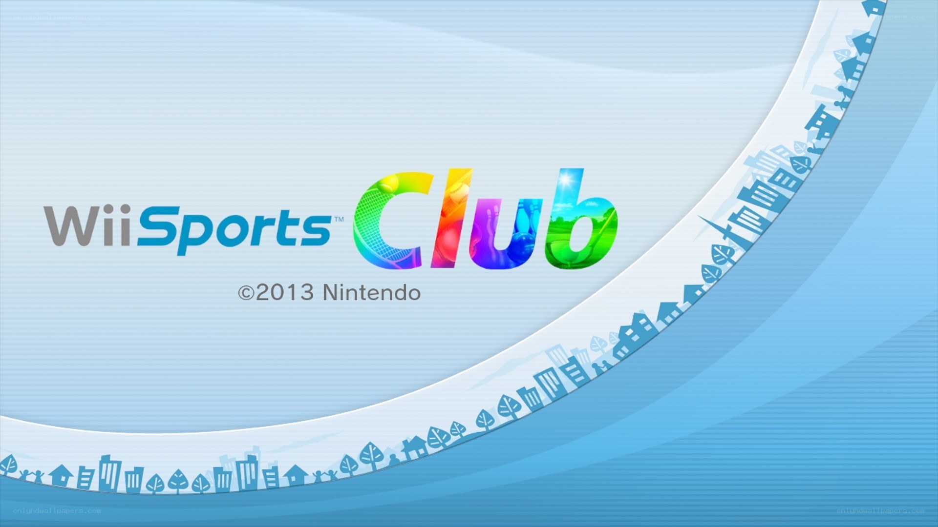 Wii Sports Club title screen