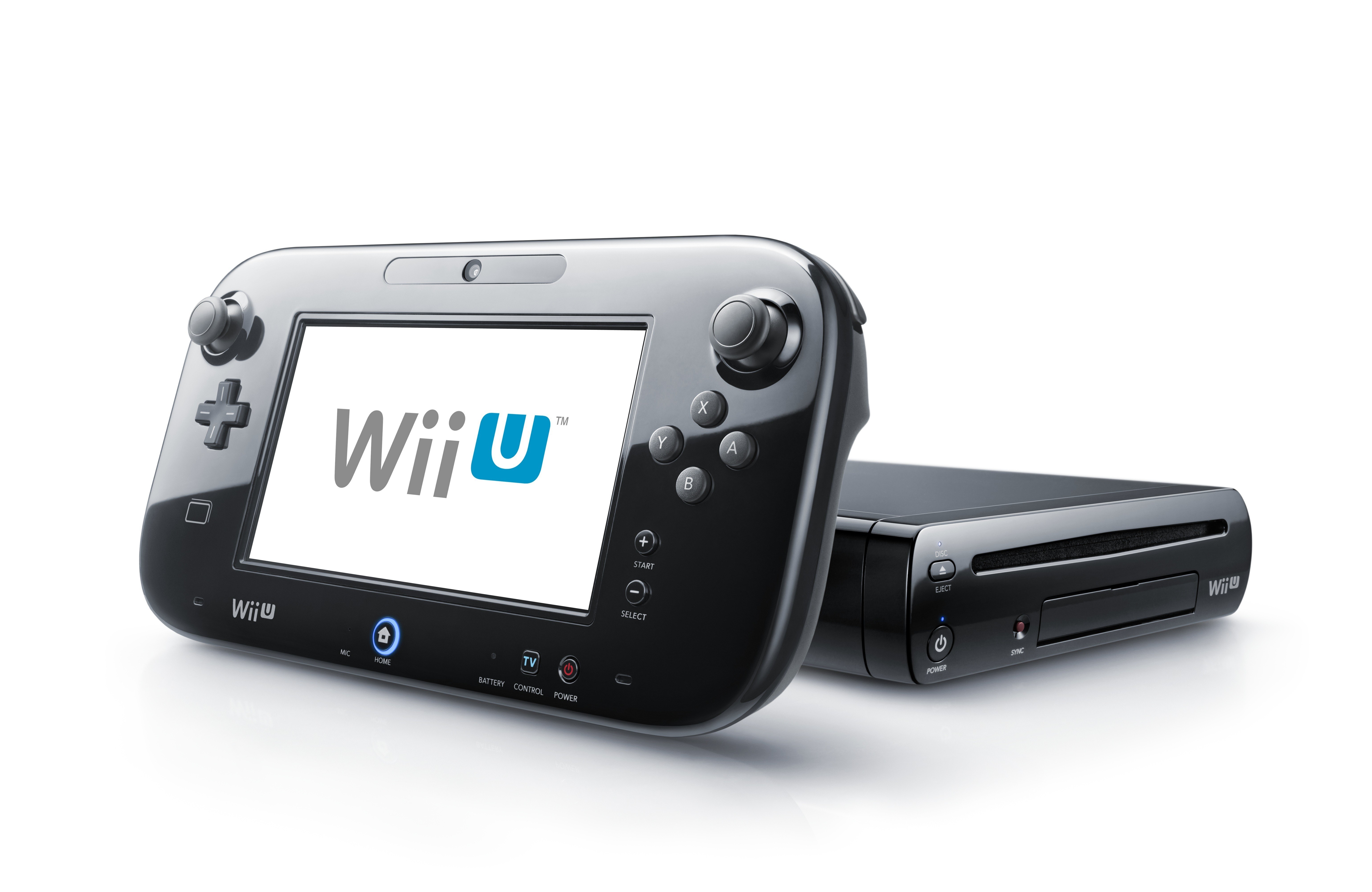 Wii U console and gamepad