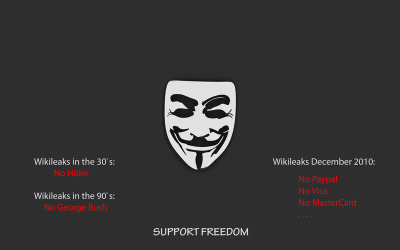 WikiLeaks support freedom