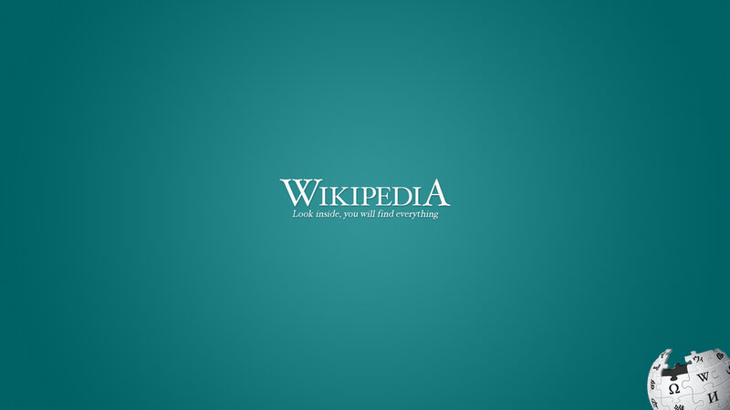 Wikipedia homepage background