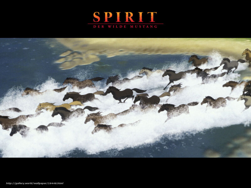 Wild Horses Running — Brown, Dramatic, Anime