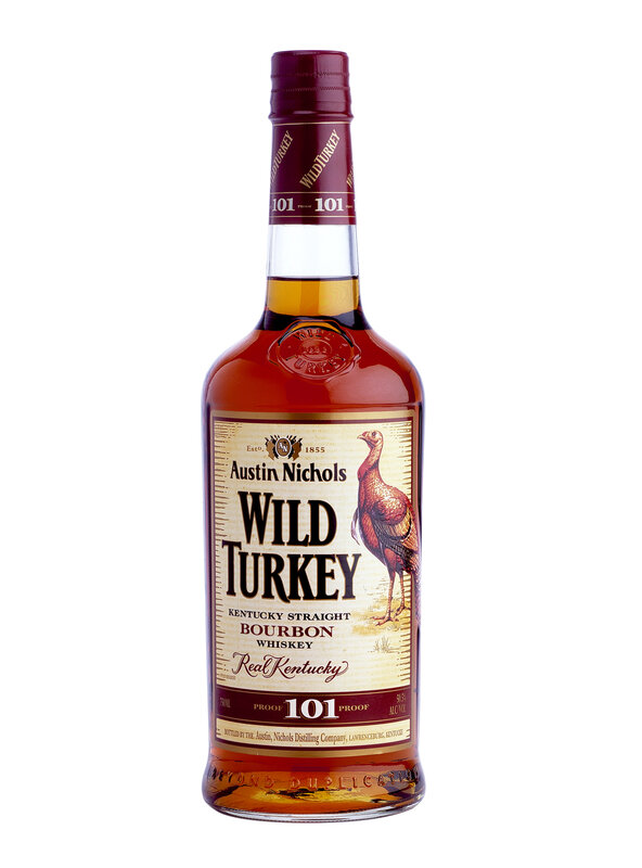 Wild Turkey bourbon bottle