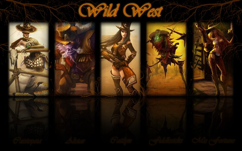 Wild West character lineup