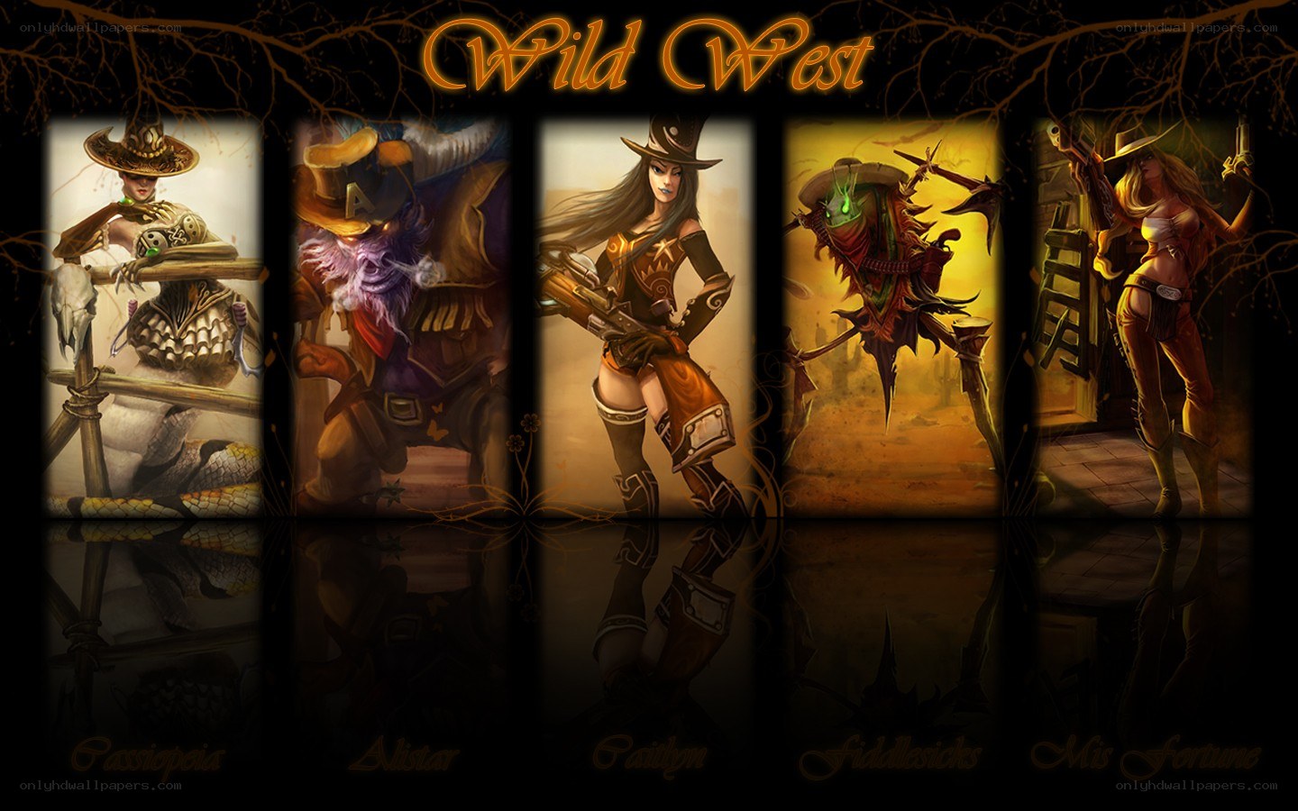 Wild West character lineup